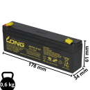 Kung Long WP2.2-12 12V 2,2Ah AGM Blei Batterie...