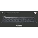 Logitech Tastatur CRAFT, Wireless, Unifying, Bluetooth,...