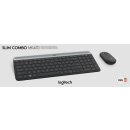 Logitech Tastatur/Maus Set MK470, Wireless, grafit