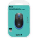 Logitech Maus M190, Wireless, blau