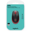 Logitech Maus M190, Wireless, rot