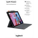 Logitech Tastatur Slim Folio, Bluetooth, grafit