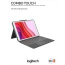 Logitech Tastatur Combo Touch, Smart Connector, grafit