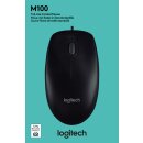 Logitech Maus M100, USB, anthrazit