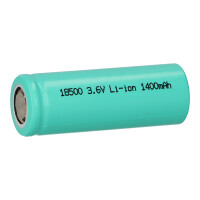 18500 Lithium Akku 3,6V 1400mAh 1