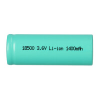 Akku-Zelle 3,6V 1400mAh Li-Ion – 18500 2