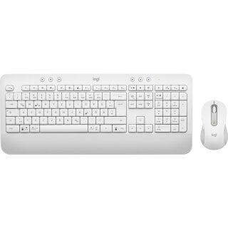 Logitech Tastatur/Maus Set MK650, Wireless, Bolt, Bluetooth, weiss