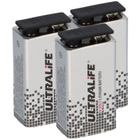 3x Ultralife U9VL-J-P - 9V Block Power C gallery
