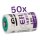 50x XCell Lithium 3,6V Batterie ER14250 1/2AA Zelle
