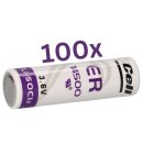 100x XCell Lithium Batterie ER14500 AA Zelle 3,6V 2,6Ah