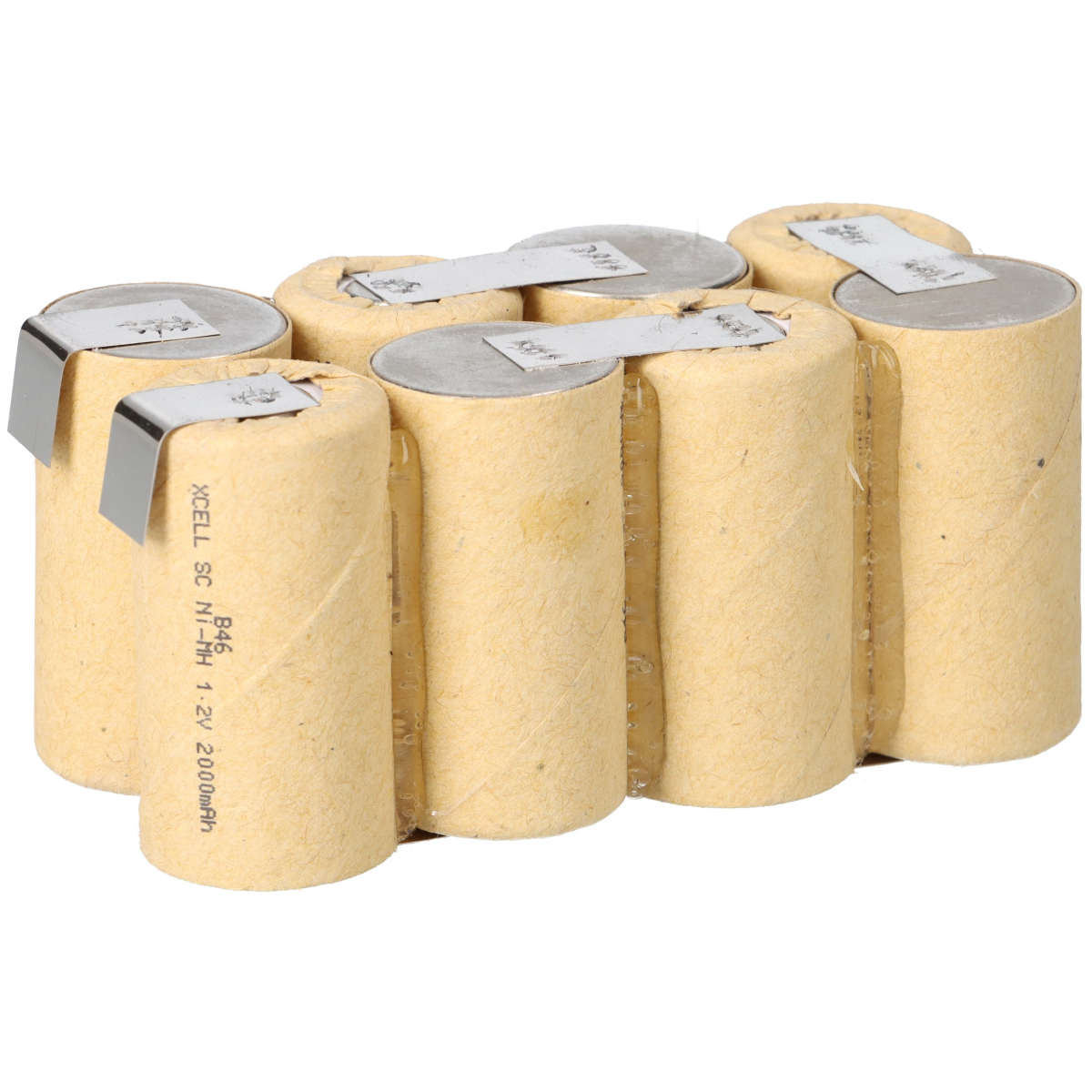 Akkupack für Atlas Copco B9,6, BX9,6 9,6V 2000mAh Ni-MH Hochstromfähig Selbsteinbau