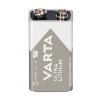 100x VARTA Professional Lithium 9V Block Batterie - passend 
