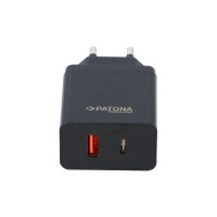 PATONA Premium GaN PD36W USB-Schnellladegerät schwarz 1