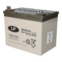 Landport LPCG12-31 VRLA GEL Akku 12V 30Ah Deep Cycle T5 wart