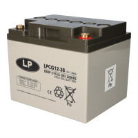 Landport LPCG12-38 VRLA GEL Akku 12V 38Ah Deep Cycle T6 wart
