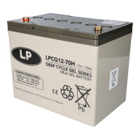 Landport LPCG12-70H VRLA GEL Akku 12V 70Ah Deep Cycle T6 war