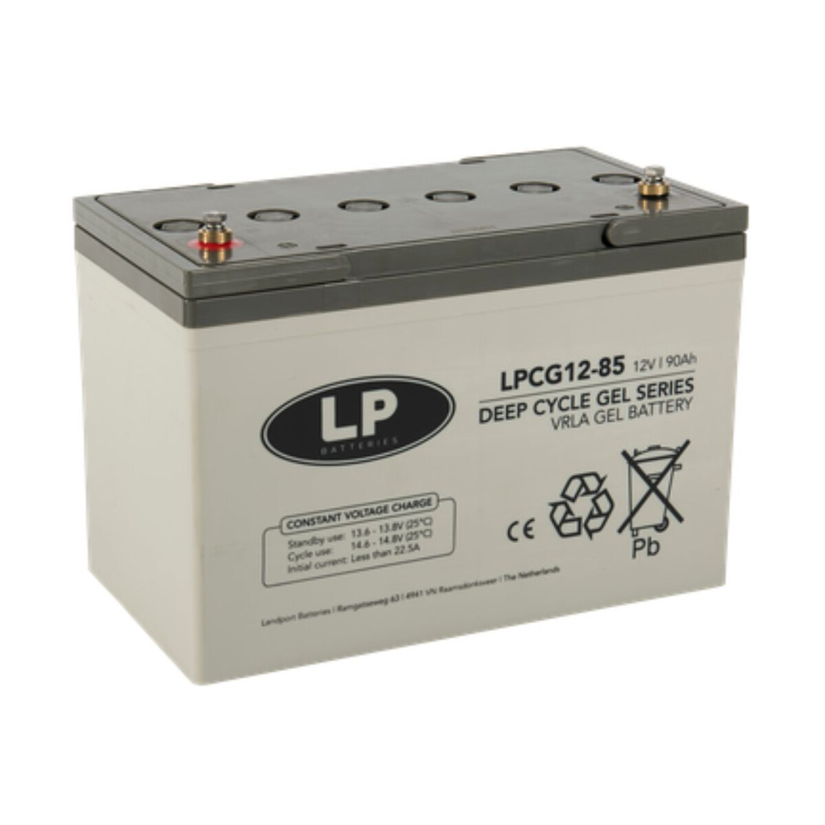 Landport LPCG12-85 VRLA GEL Akku 12V 90Ah wartungsfrei