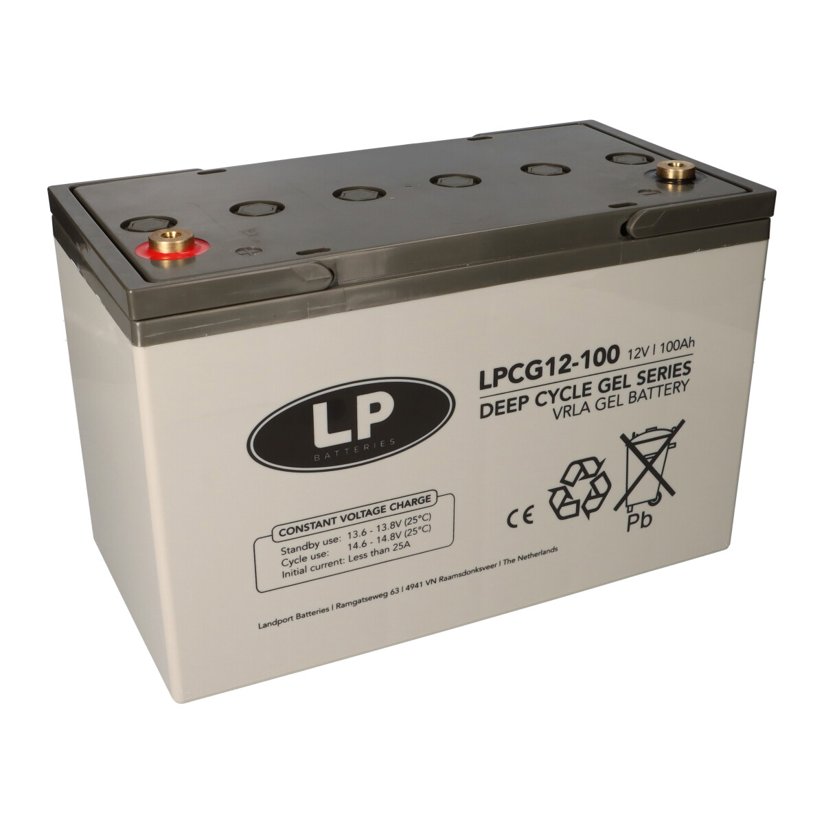 Landport LPCG12-100 VRLA GEL Akku 12V 100Ah Deep Cycle T11 wartungsfrei