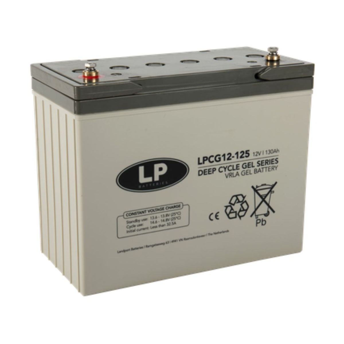 Landport LPCG12-125 VRLA GEL Akku 12V 130Ah wartungsfrei