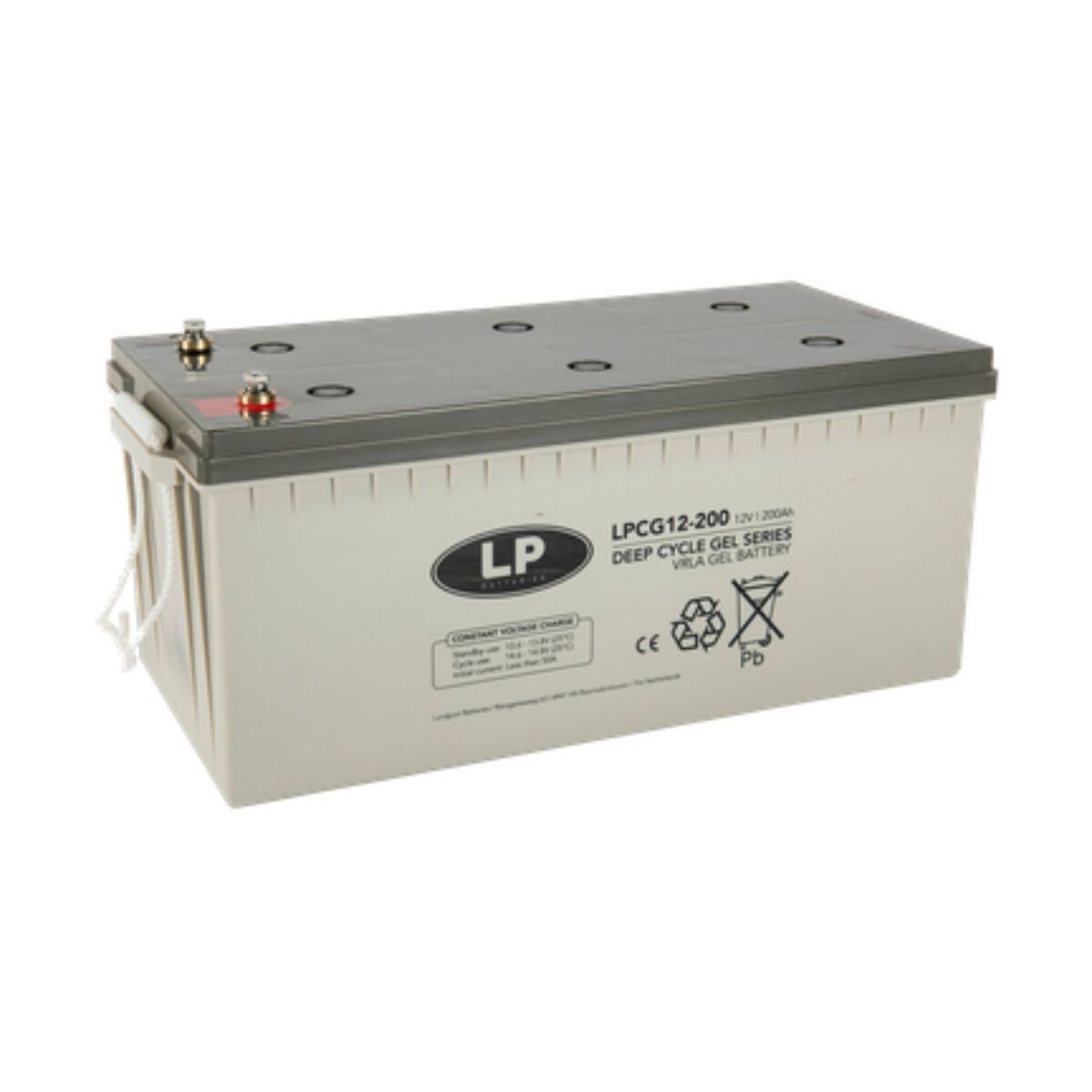 Landport LPCG12-200 VRLA GEL Akku 12V 200Ah wartungsfrei