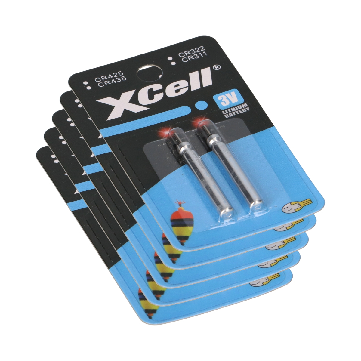 10x XCell electronics BR435 2er Blister CR435 CR425 CR322 CR311