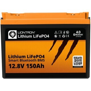 LIONTRON LiFePO4 12,8V 150Ah LX Smart BMS mit Bluetooth - All In 1 - Marine