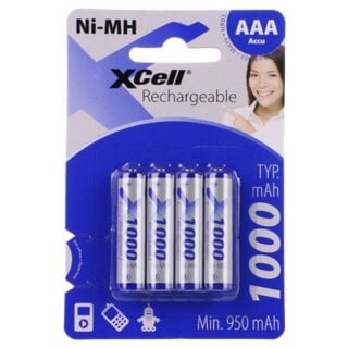 XCell Micro Akku Ni-MH 1,2V 1000mAh AAA 4er Blister