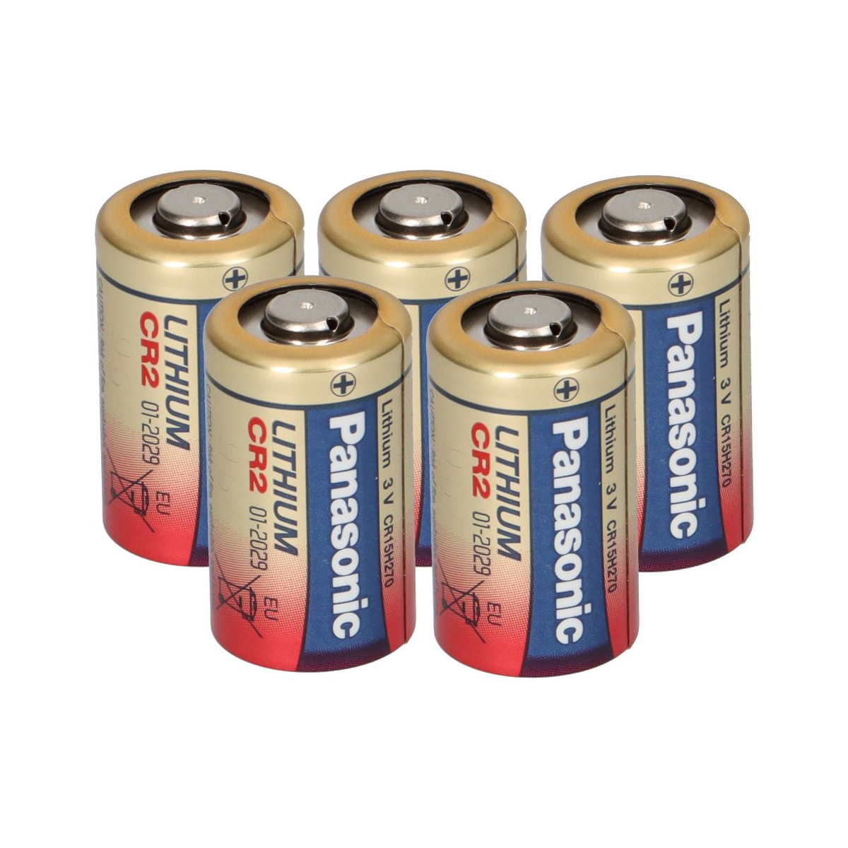 5x Panasonic CR2L 1BP Photobatterie Blister CR2 850mAh