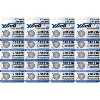20x CR1216 XCell Lithium-Knopfzelle 3V (4x 5er Pack)
