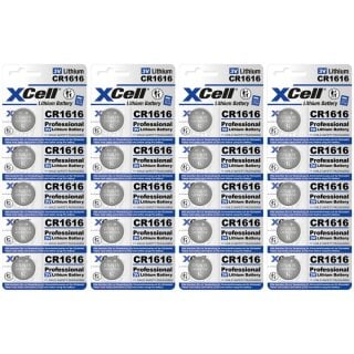 20x XCell Lithium-Knopfzelle CR1616 3V/50mAh (4x 5er-Pack)