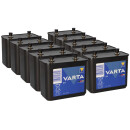 10x Varta V540 4R25-2 Blockbatterie 6V 19Ah 65F100 LR820