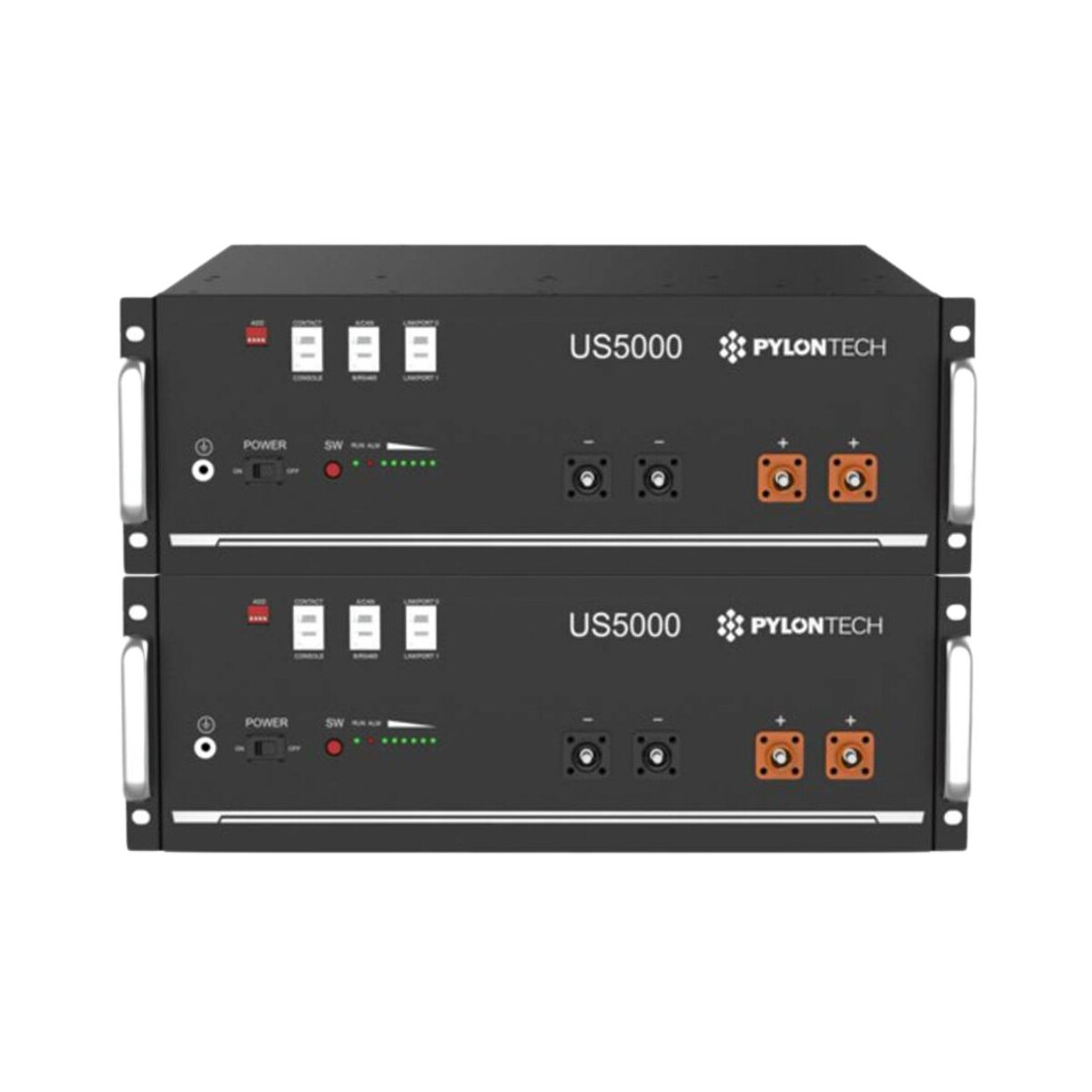 2x Pylontech US5000C 48V 9,6 kWh Lithiumspeicher Solarbatterie mit 0% MwSt nach §12 Abs. 3 UstG