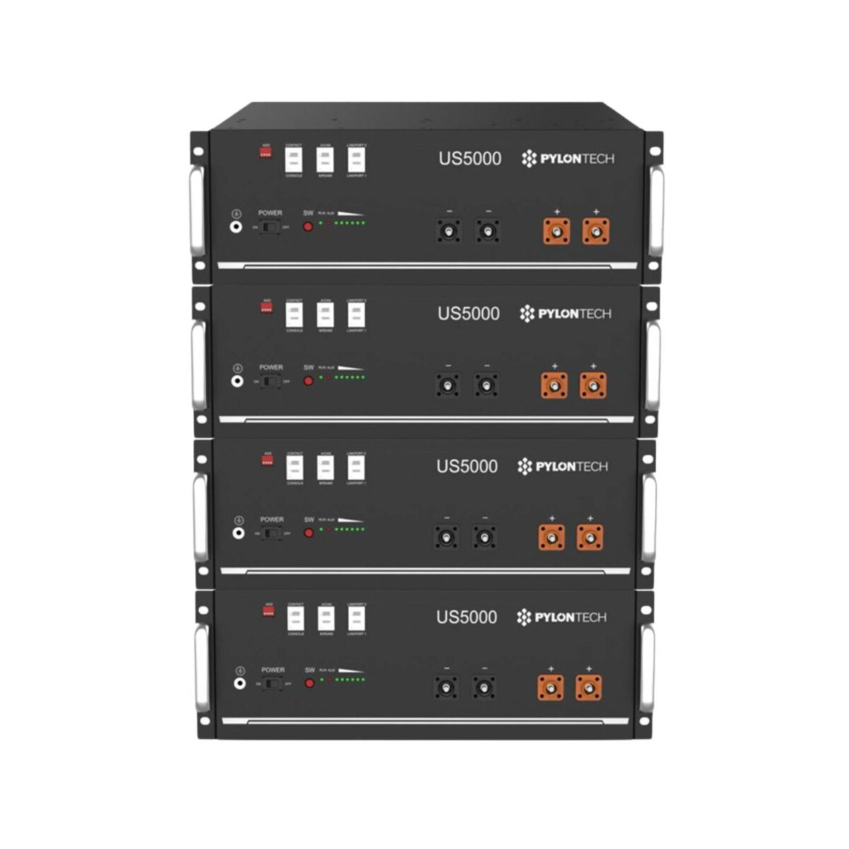 4x Pylontech US5000C 48V 19,2 kWh Lithiumspeicher Solarbatterie mit 0% MwSt nach §12 Abs. 3 UstG