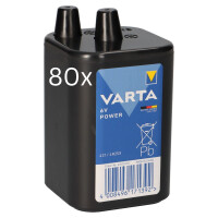 80x Varta 4R25 431 6V 8.500mAh Batterie  gallery