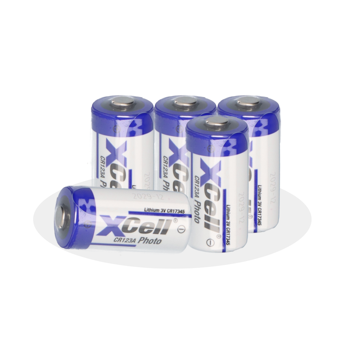 5x CR123A DL123A Batterien 3V CR17345 Ultra Lithium Foto lose