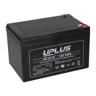 Uplus Bleiakku 12V 12Ah Batterie AGM US12-12 T1 F1