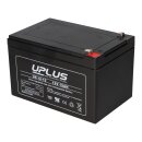 B-Ware Uplus Bleiakku 12V 12Ah Batterie AGM US12-12 T1 F1