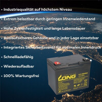 Kung Long U1-36NE AGM Akku 12V 36Ah – für E-Tropo