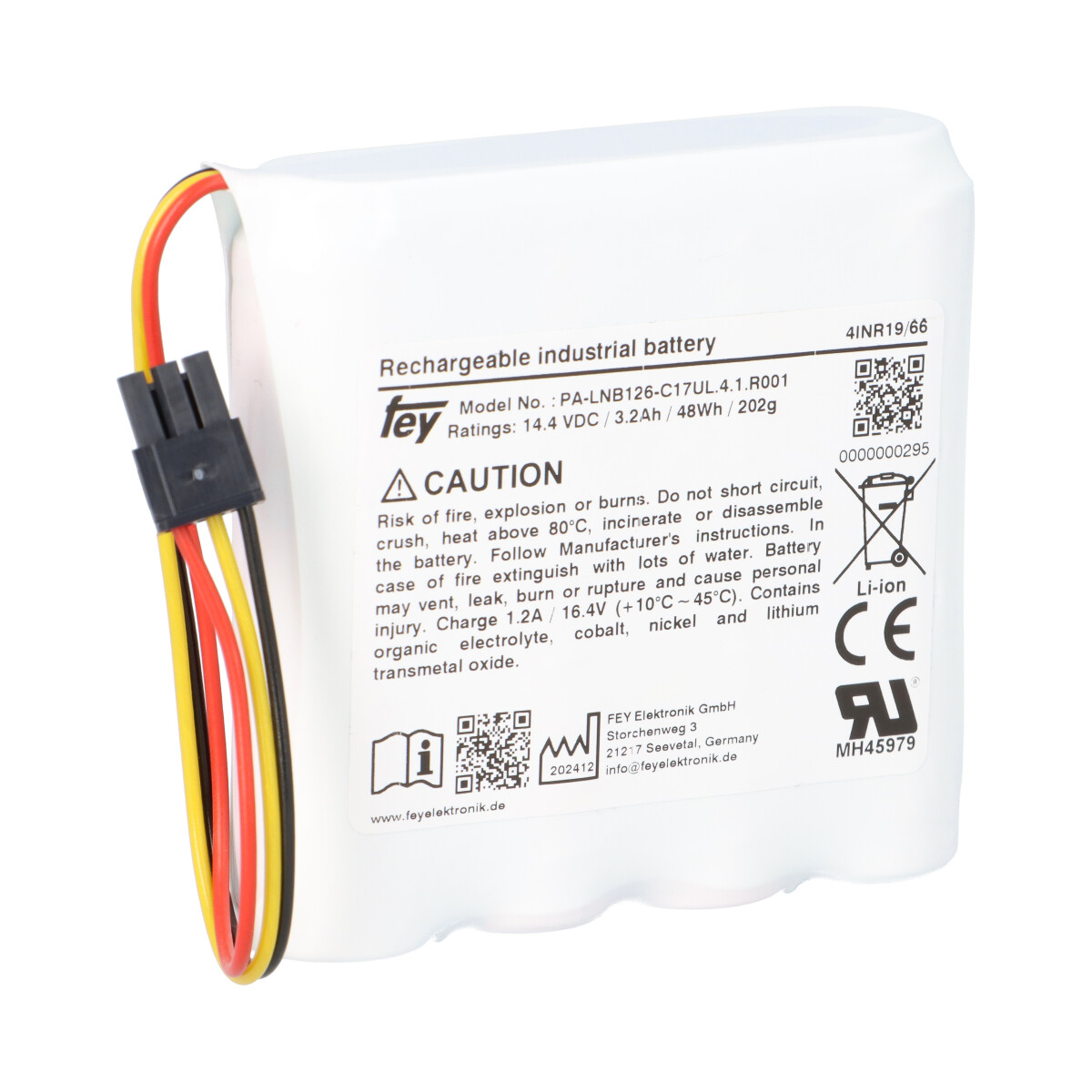 Lithium Akkupack 14,4V 3,35Ah 48Wh 4S1P PA-LNB126-C