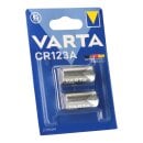 Varta CR123A 3V Lithium Batterie - 2er Blister