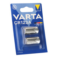 Varta CR123A 3V Lithium Batterie - 2er Blister 1
