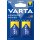 Varta Alkaline 9V Block 6LR61 - 2er Blister