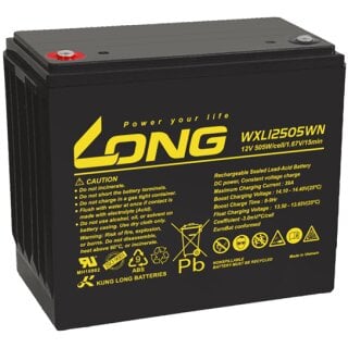 Kung Long WP-WXL12505WN 12V 130Ah Pb Bleibatterie AGM