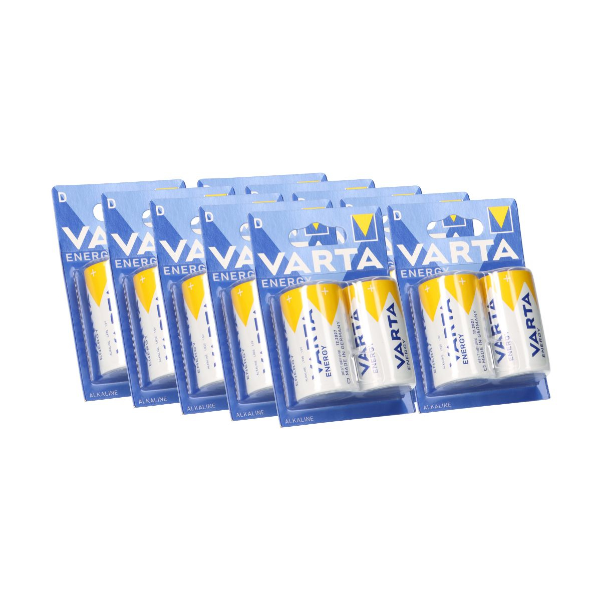 10x Varta Energy D Mono Batterie 1,5V AlMn (5x 2er Blister)