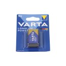 5x Varta 4922 Longlife Power 9V-Block 1er Blister