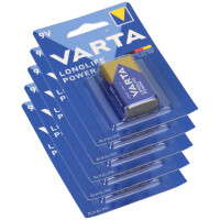 5x Varta 4922 Longlife Power 9V-Block 1e gallery