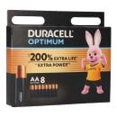 Duracell MN1500 AA Mignon Batterie Optimum 8er Blister