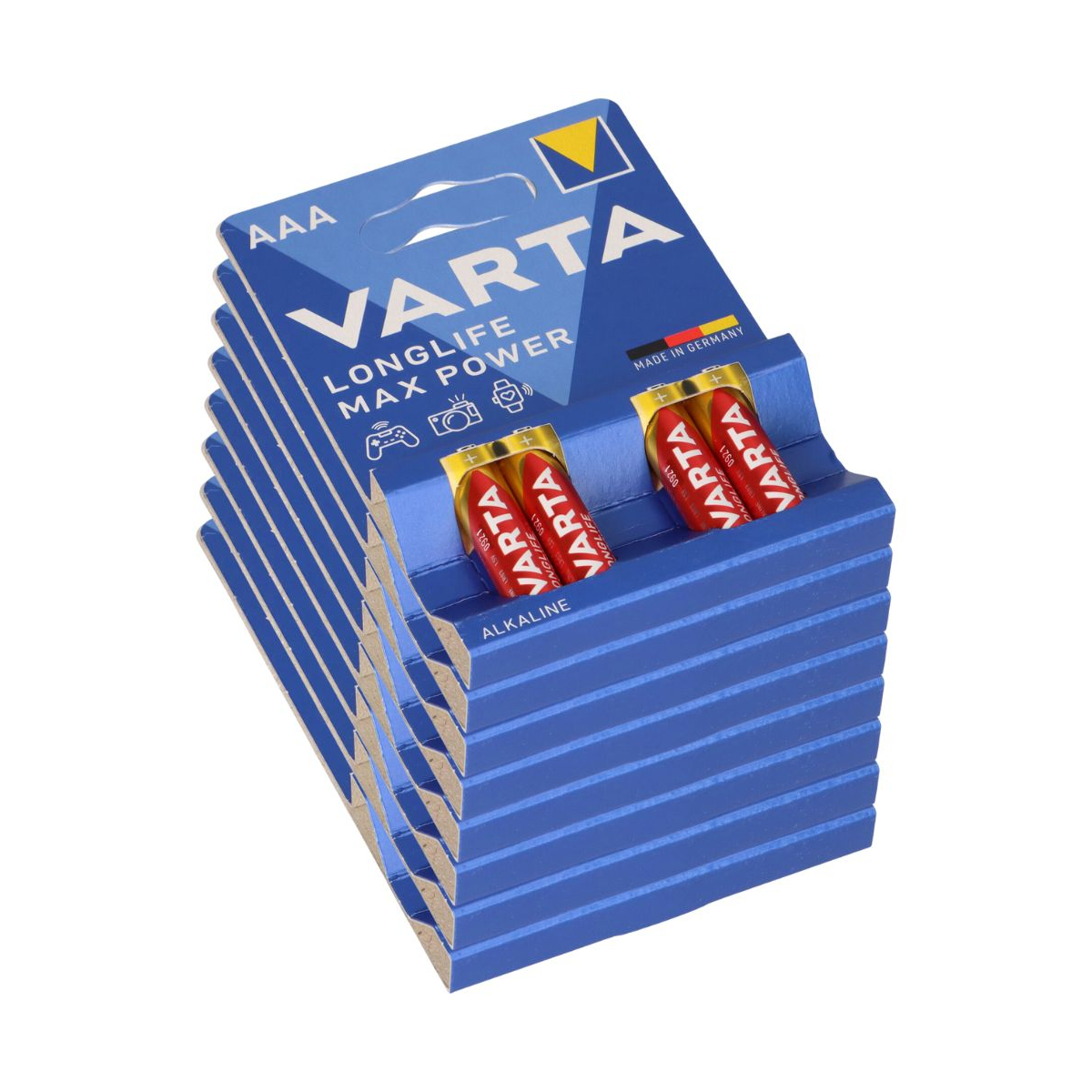 32x Varta 4703 Longlife Max Power Micro Batterie AAA (8x 4er Blister)
