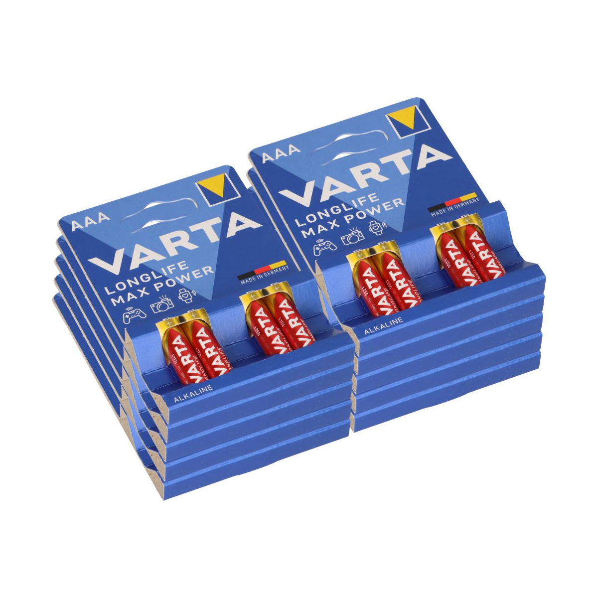 40x Varta 4703 Longlife Max Power Micro Batterie AAA (10x 4er Blister)