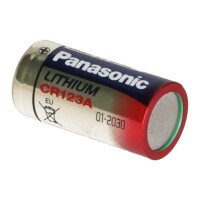 5x Panasonic CR123A Lithium Batterie 3V 1400 mAh – CR1